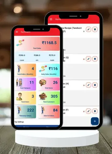 Restrobills Mobile App Interface