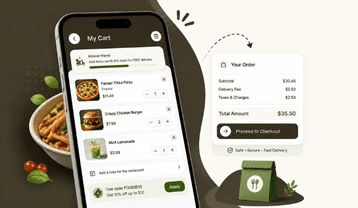 Cart Order Screen
