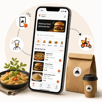 Online Ordering App Screen